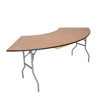 5' Serpentine Table, a rental table from the Celebrate Event Rentals catalog