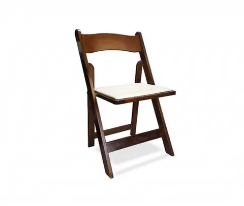 Fruitwood Folding Chair, a rental chair from the Celebrate Event Rentals catalog