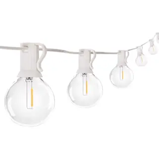 80' White Globe String Lights, event lighting from the Celebrate Event Rentals catalog