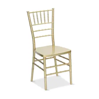 Gold Chiavari Chair, a rental chair from the Celebrate Event Rentals catalog