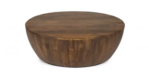 Solid Wood Round Coffee Table, lounge furniture from the Celebrate Event Rentals catalog