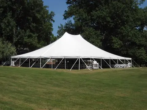 60' x 60' Pole Tent, an event tent from the Celebrate Event Rentals catalog