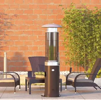 Spiral Flame Patio Heater, an outdoor heater from the Celebrate Event Rentals catalog